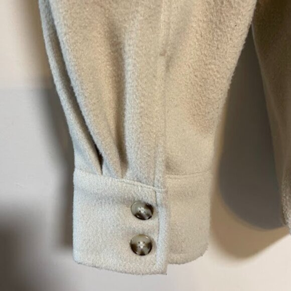 Ardene Cream Shacket Women's Shirt Jacket Size S/P - Picture 10 of 11